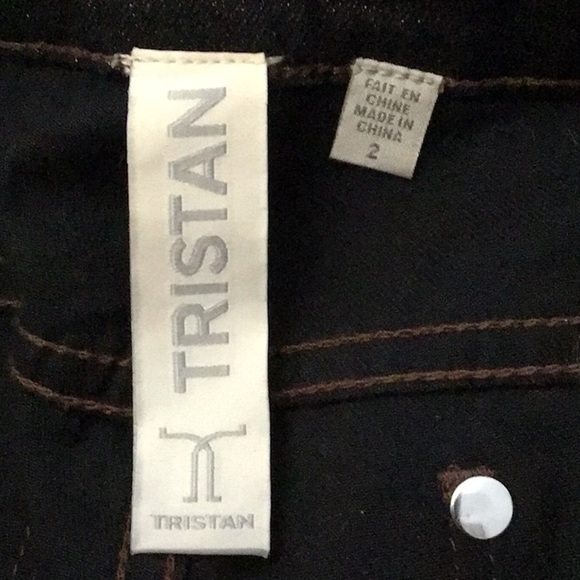 TRISTAN glittery straight leg pants size 2 - Picture 7 of 9